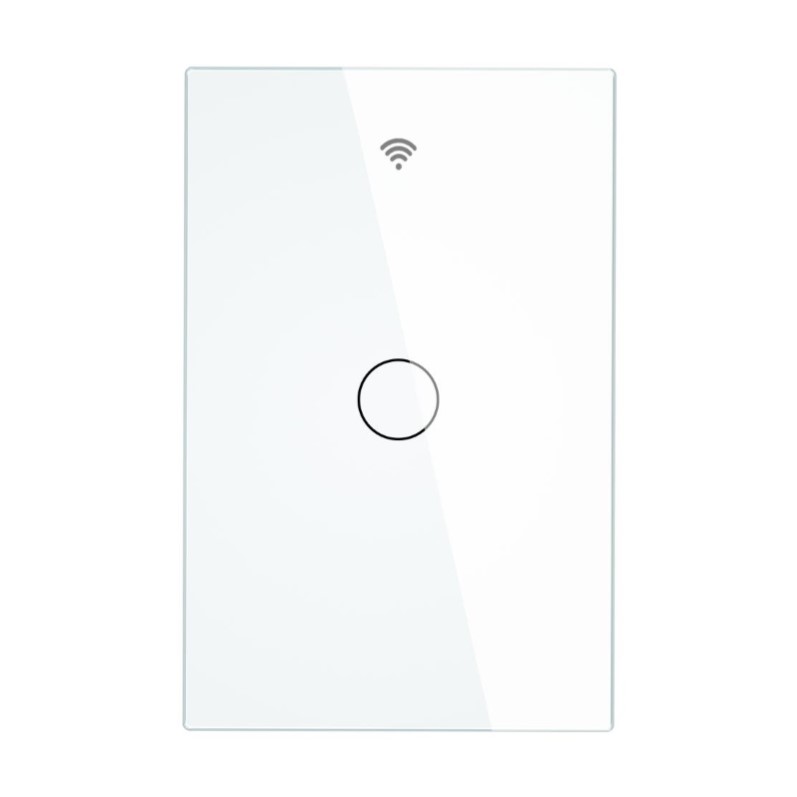 Apagador Inteligente Wifi Color Blanco de 1 Botón 